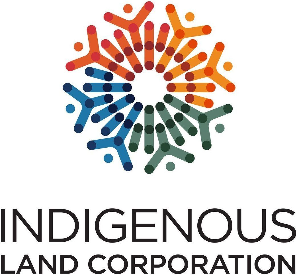 Colorful circular logo with figures representing people, text 