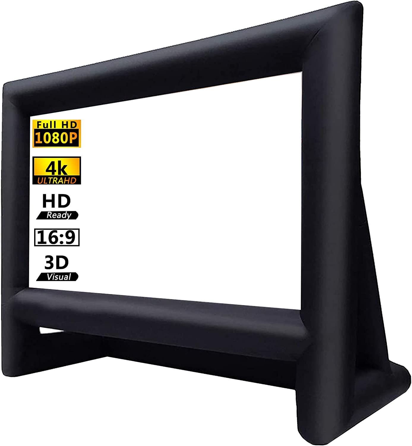 16x9 Inflatable 4K, 3D Projector Screen