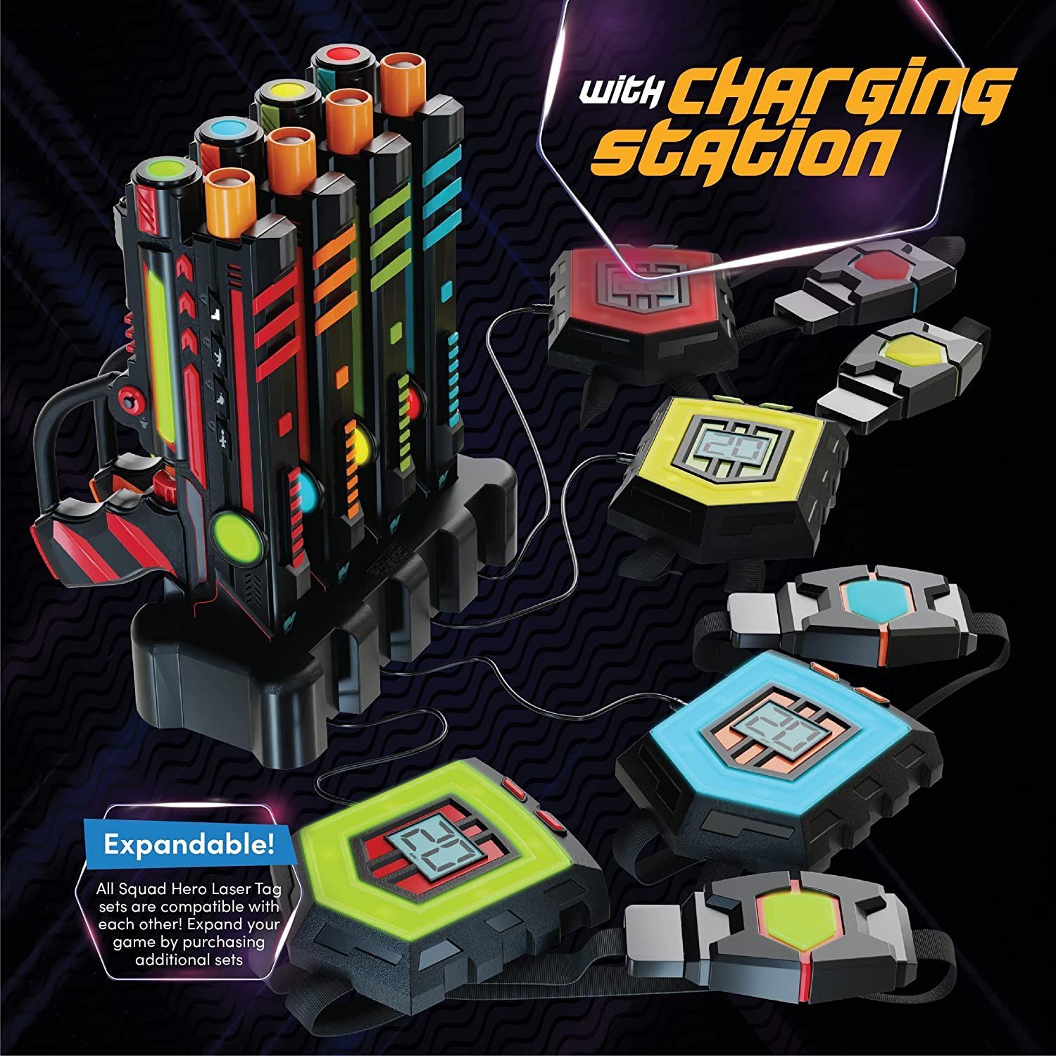 Laser Tag 4-piece Quality set