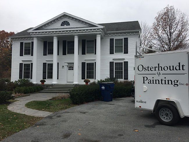 exterior shot of Osterhoudt Painting trailer