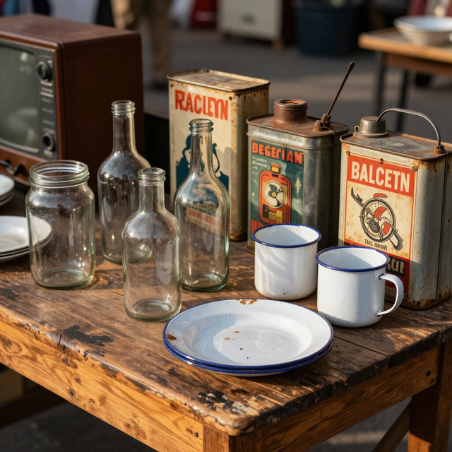 Rose & Relic Antiques booth