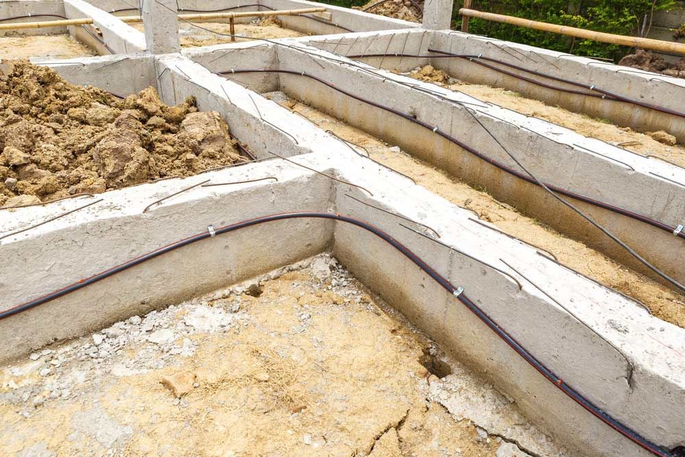 Foundation of a Building Under Construction Inspecting for Pest — Pest Pro Whitsundays in Collinsville, QLD