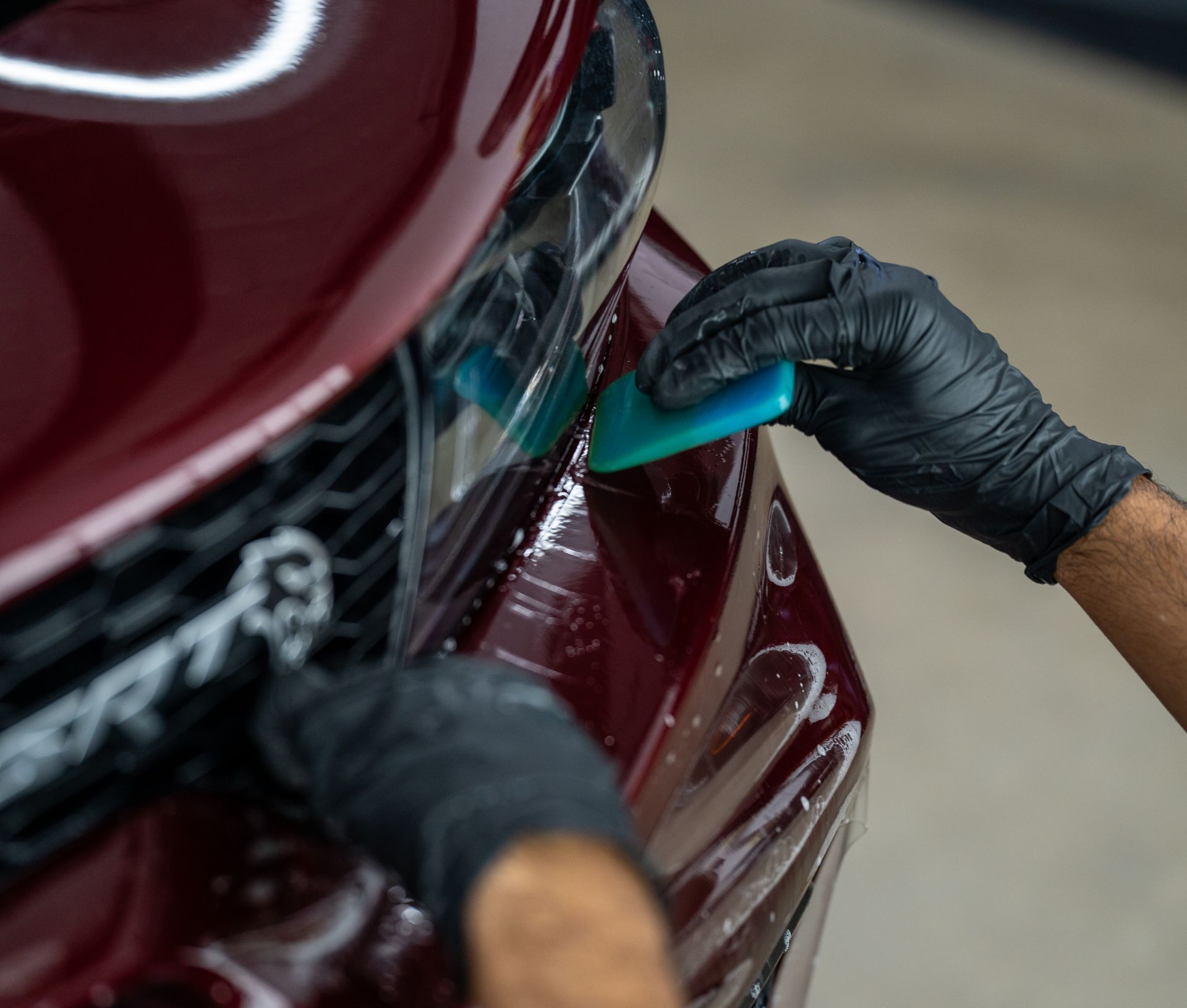 professional paint protection film installation