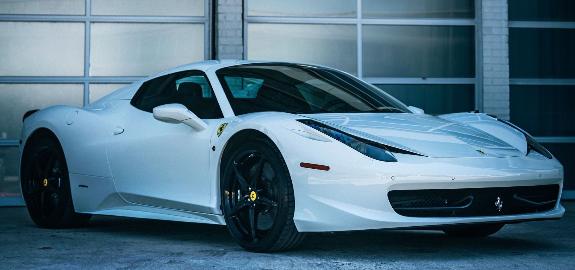 white car with Interior Ceramic Coating + Ceramic Window Tint