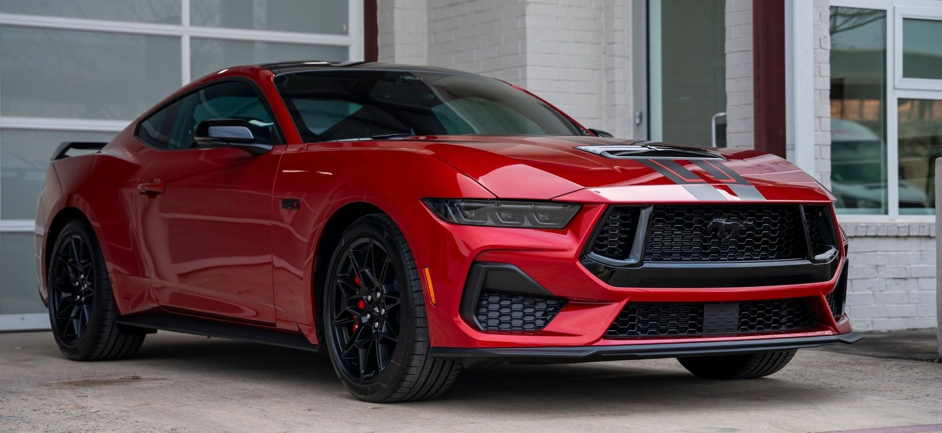 red ceramic coated car