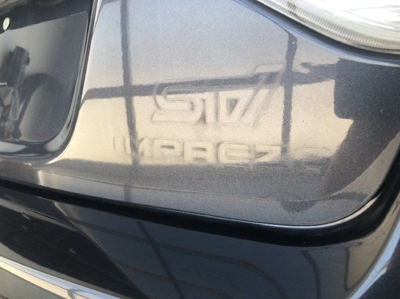 A close up of a car with the letters s17 on it