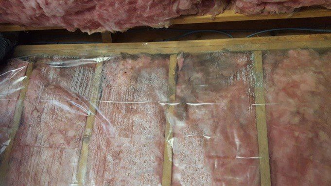 Spray foam insulation in basement