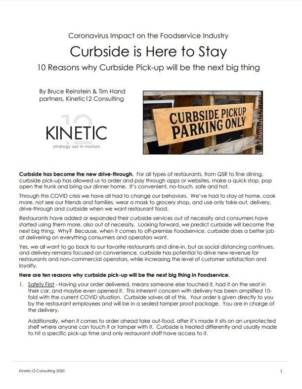 Curbside is here to stay : 10 reasons why curbside pickup will be the next big thing