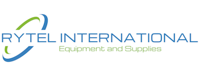 Rytel international equipment and supplies logo on a white background