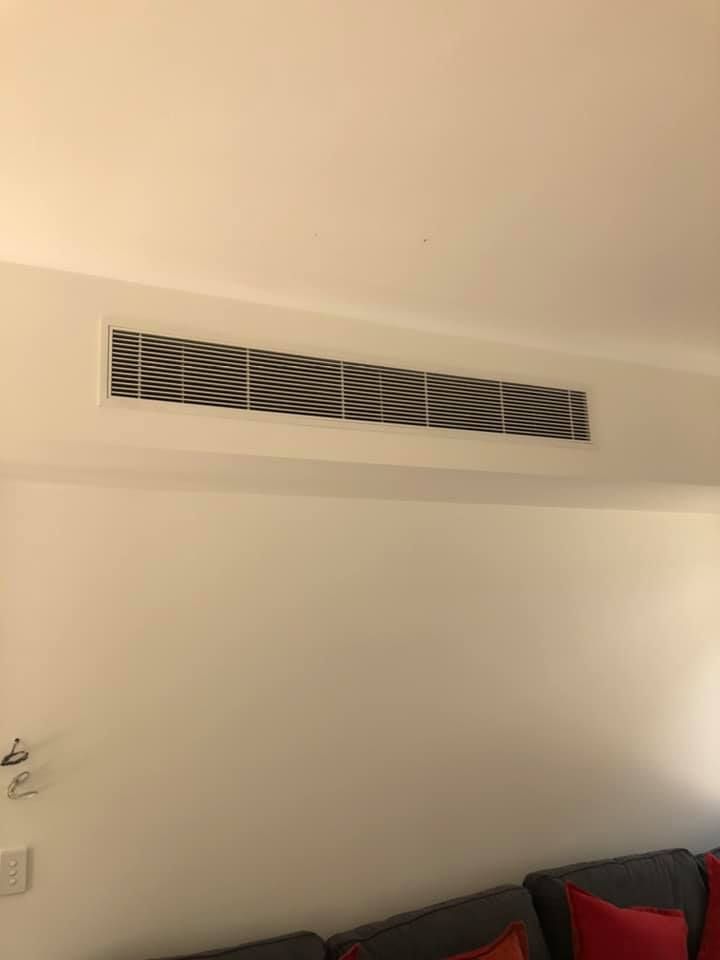 Wall with Air Ventilation— Air Conditioning Port Stephens
