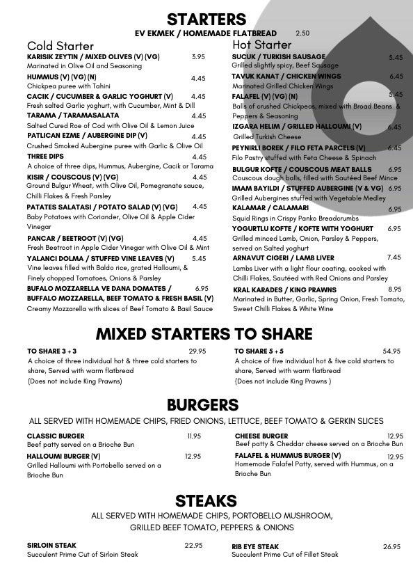 SEMOSH Mediterranean & Turkish Restaurant Petts Wood 01689 637370