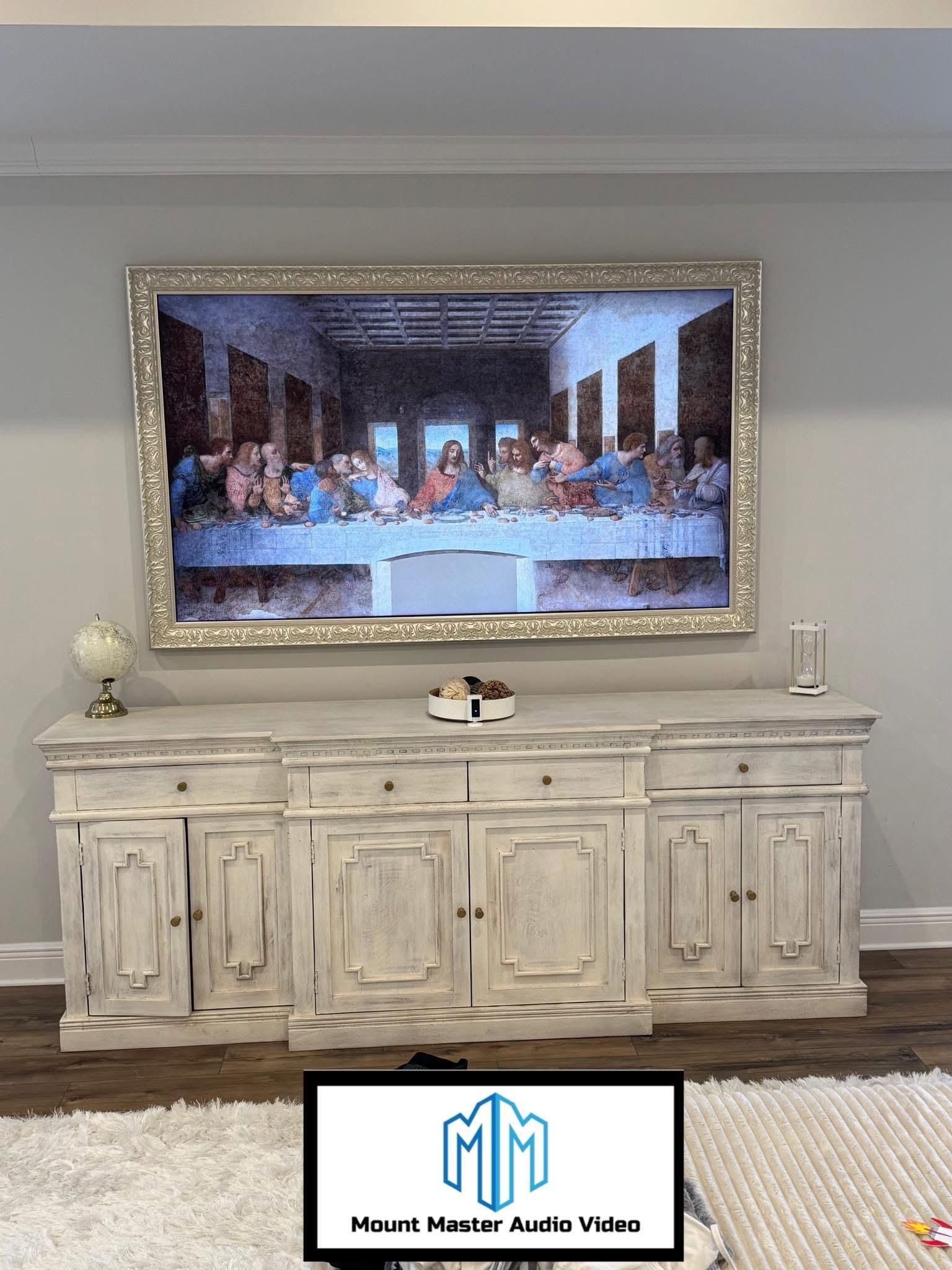 Large framed