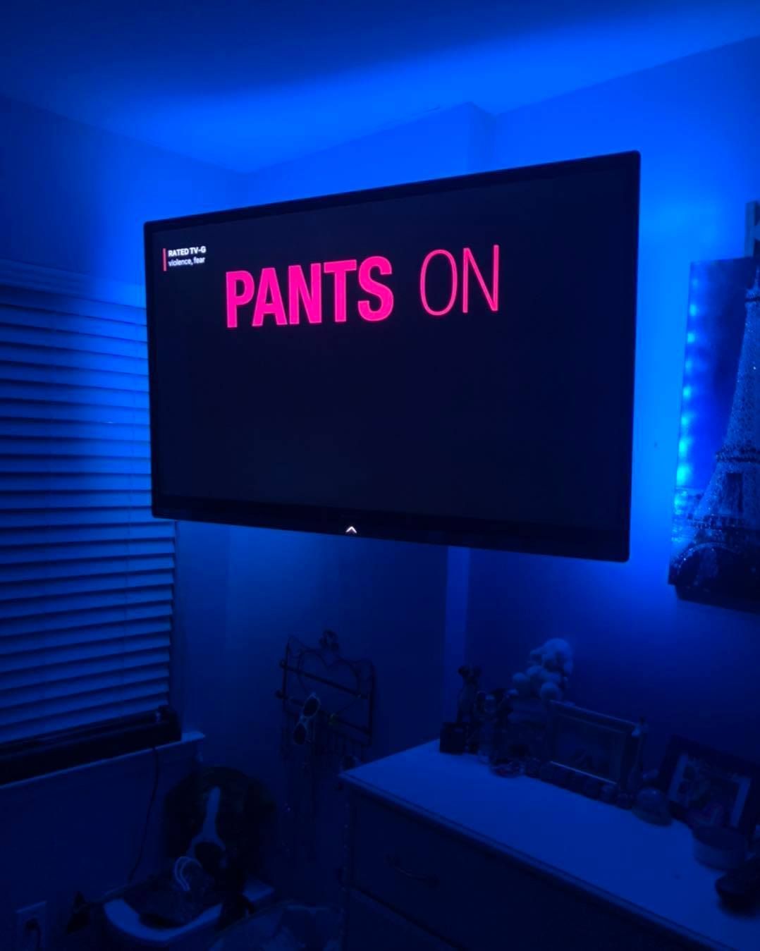 TV screen displays 