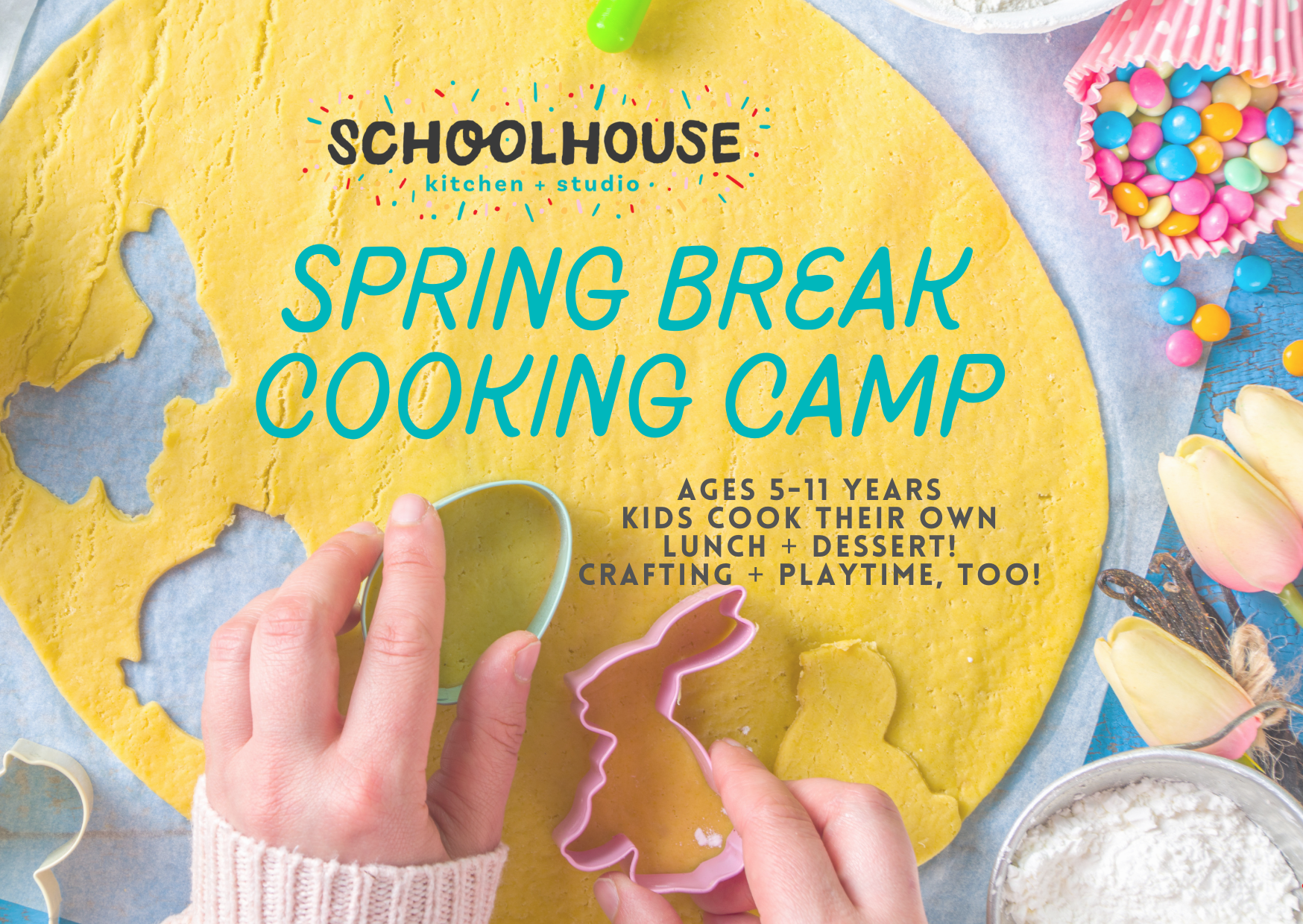 cooking camp for kids, spring break activities, cooking classes for kids