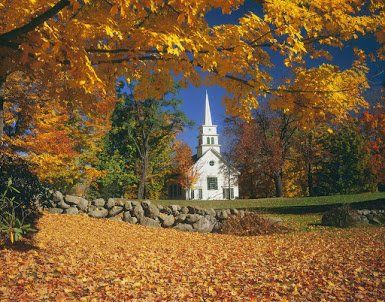 Church In Spring Weather