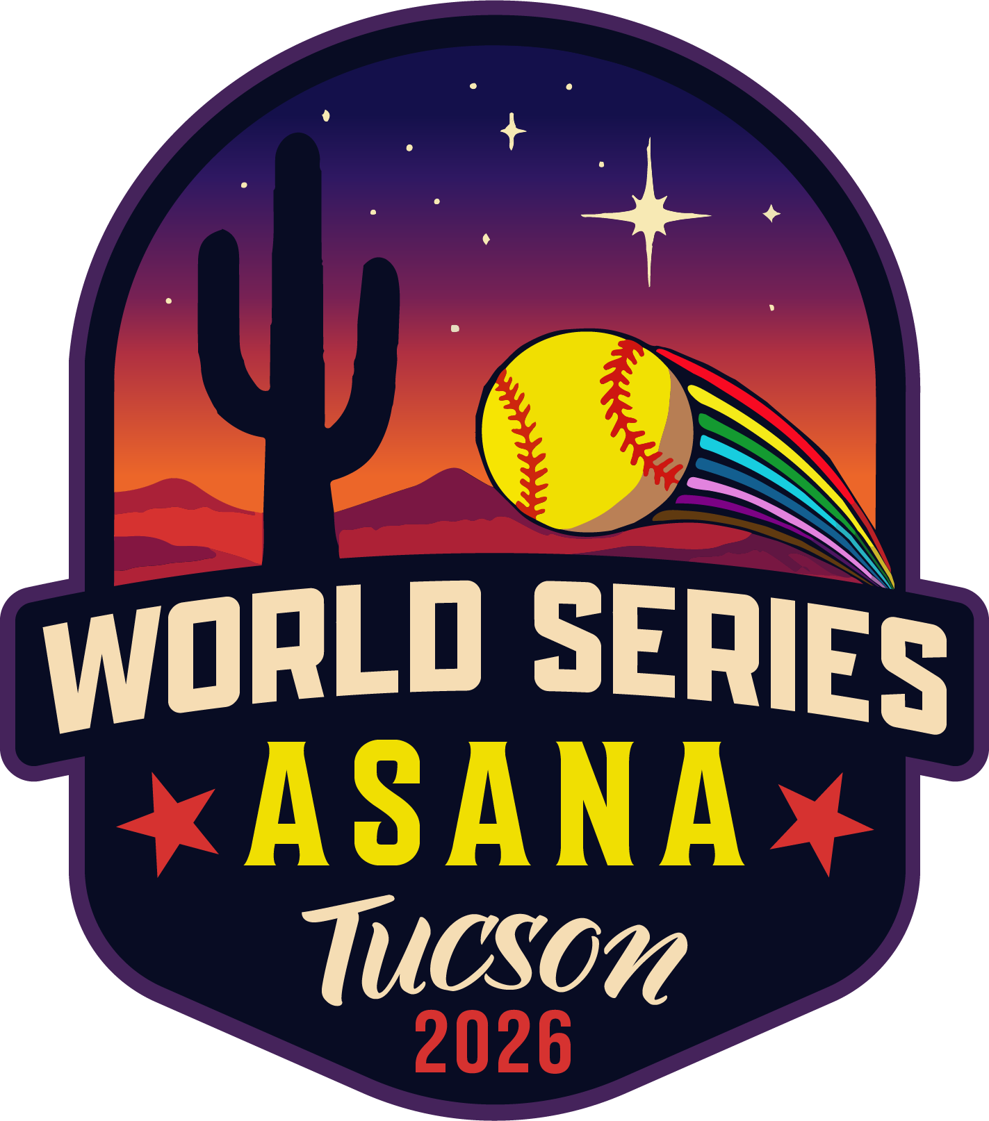 ASANA Softball World Series 2026 logo