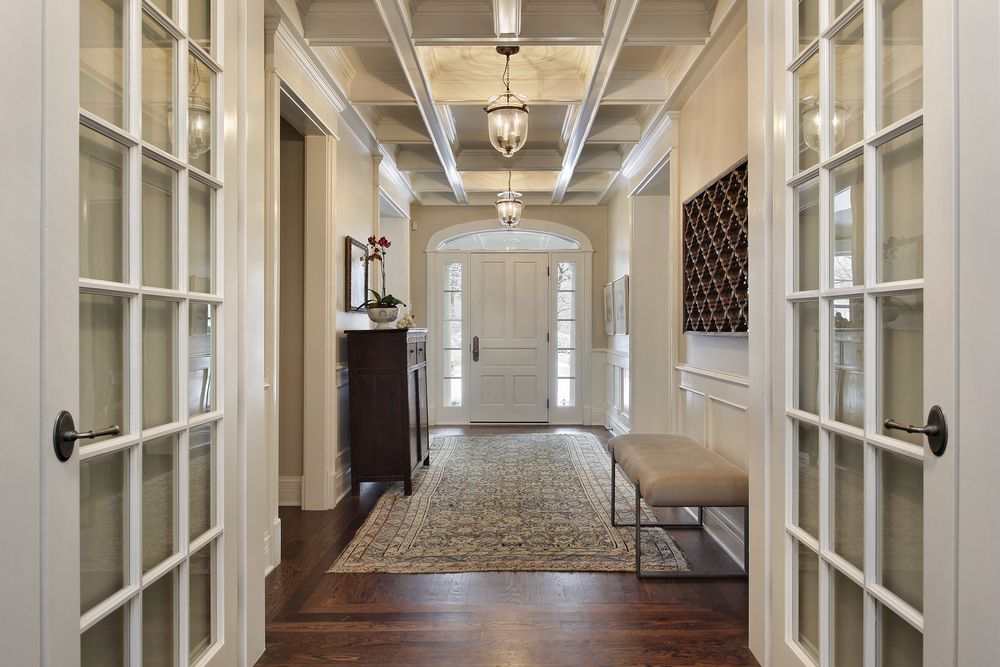Hallway With White French Doors — EBS NQ Electronic Building Systems in Kirwan, QLD