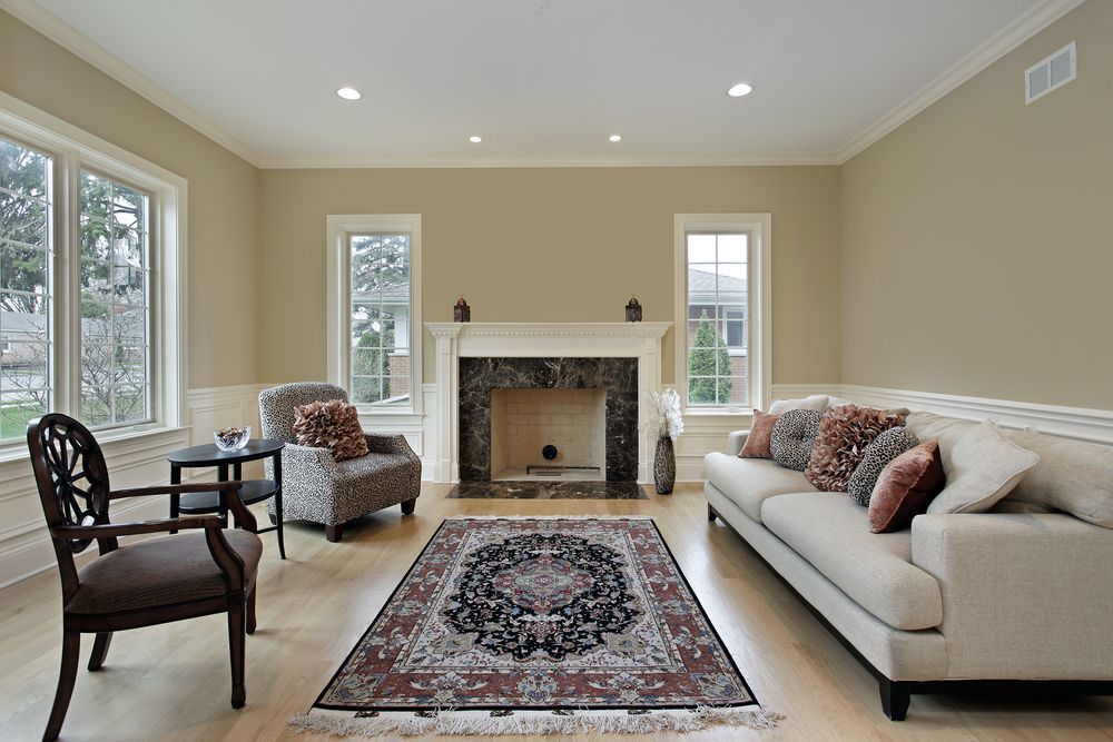 Living Room With Fireplace — EBS NQ Electronic Building Systems in Kirwan, QLD