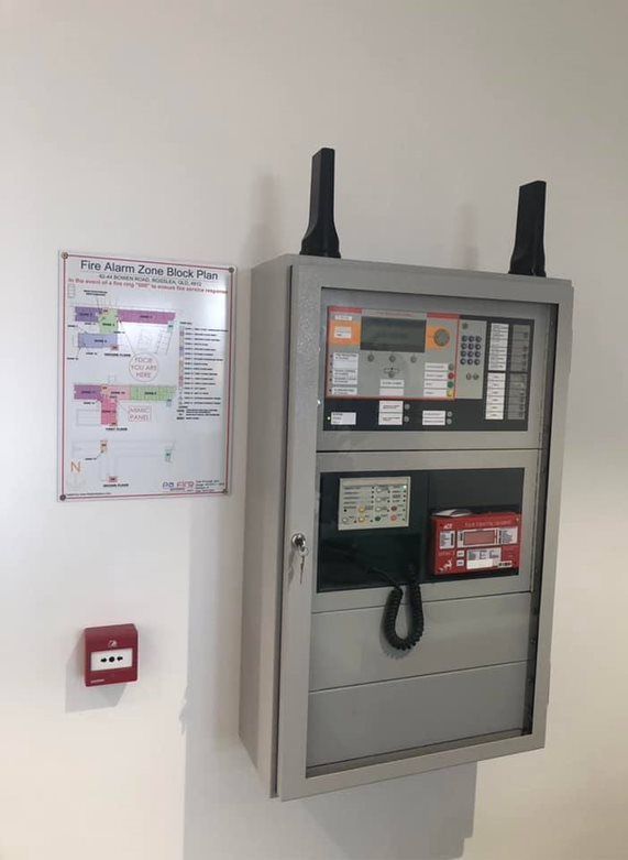 Fire Alarm Control Panel With Antennae — EBS NQ Electronic Building Systems in Kirwan, QLD
