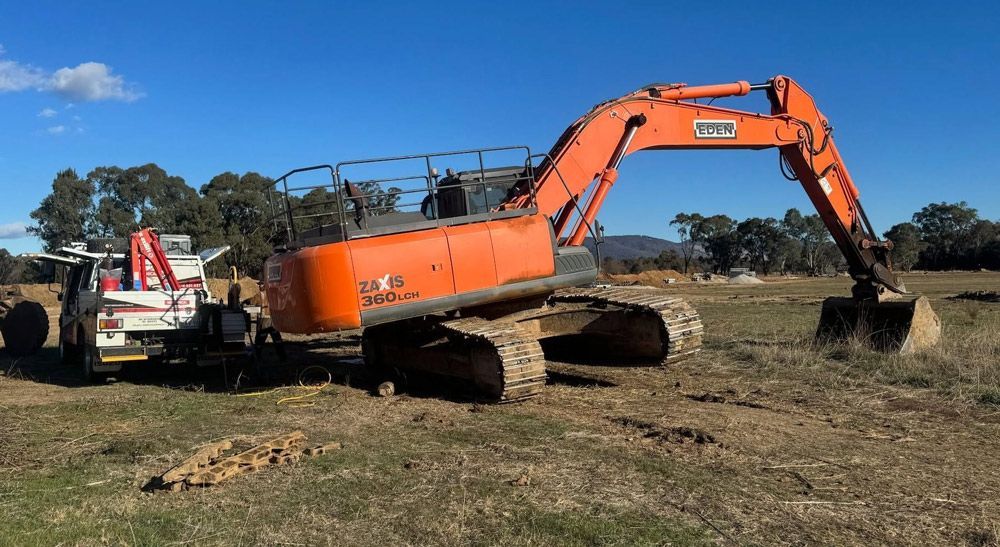 An Orange Diesel Vehicle In Albury