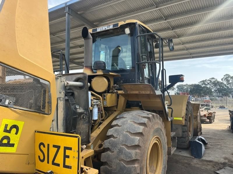 Yellow Caterpillar Wheel Loader in Albury