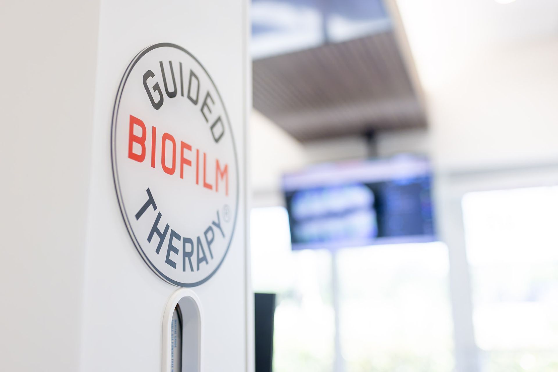 Guided Biofilm Therapy certified practice seal at GEN2 Dentistry in Davie, FL