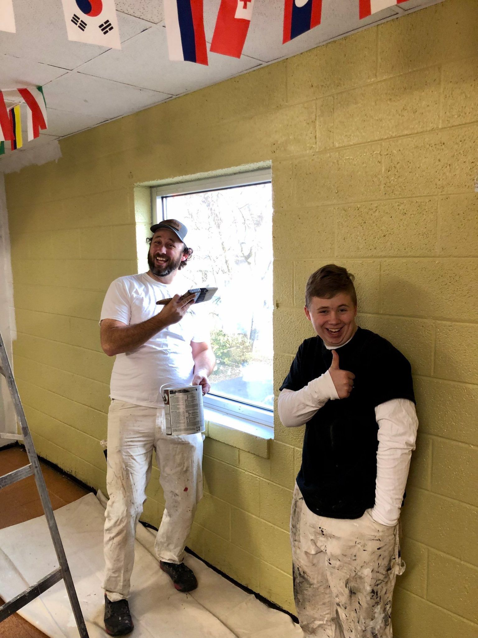 Happy McLains employees working