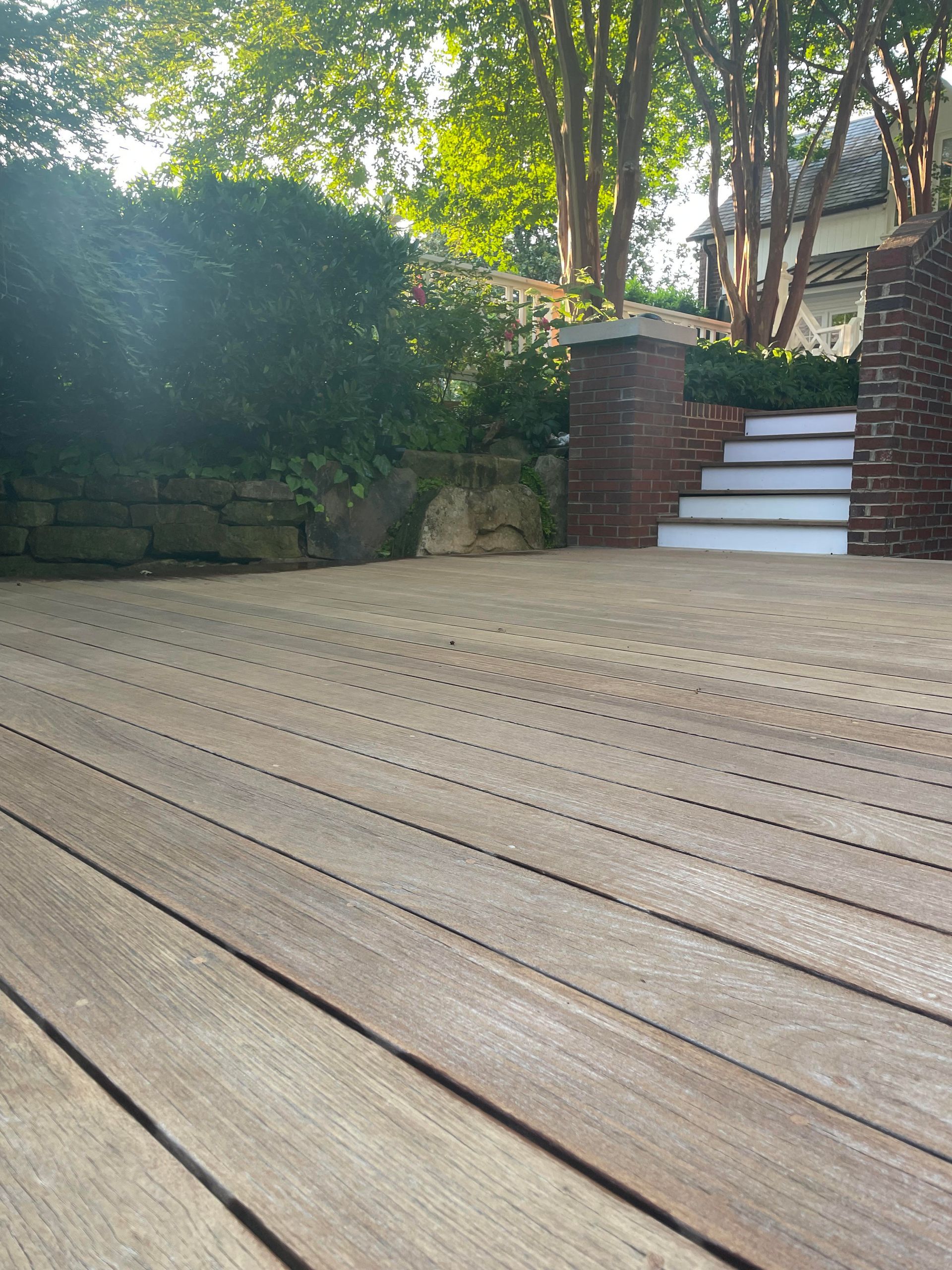 Ipe clean neutralized and dry