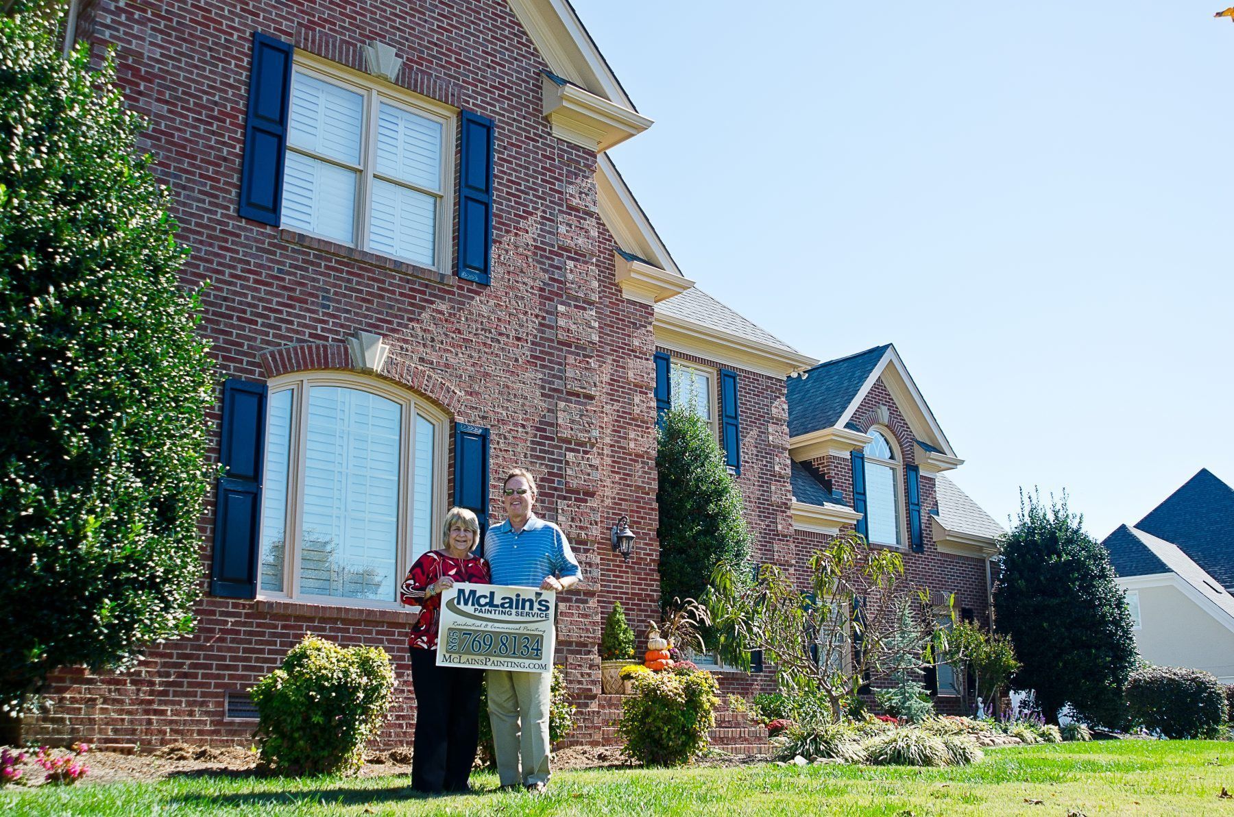 McLains Home Exterior Painting Service satisfied customers