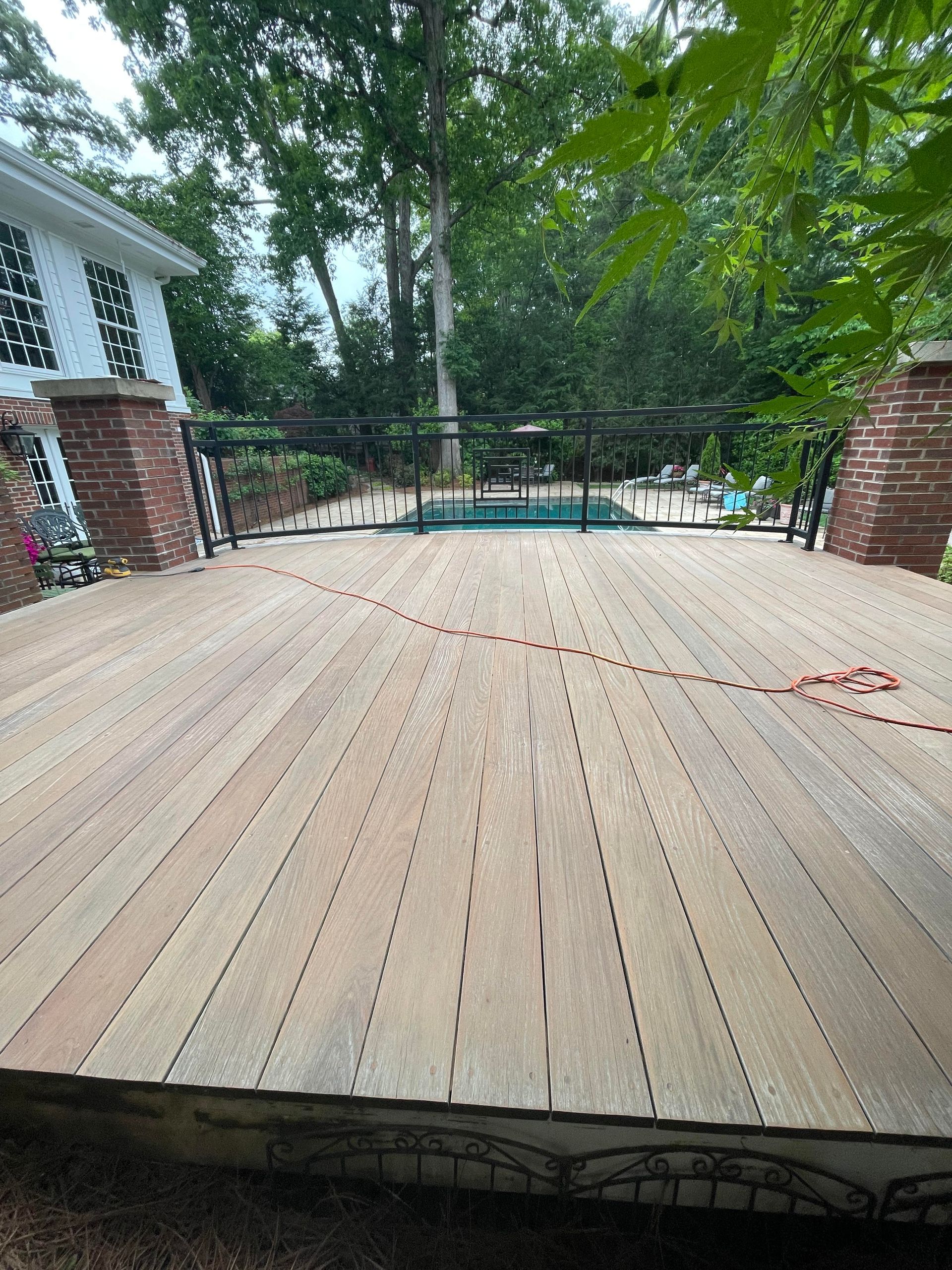 Ipe early sanding and prep