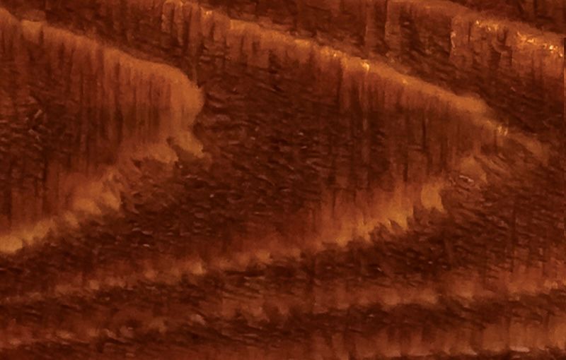 A close up of a piece of wood showing the texture of the wood.