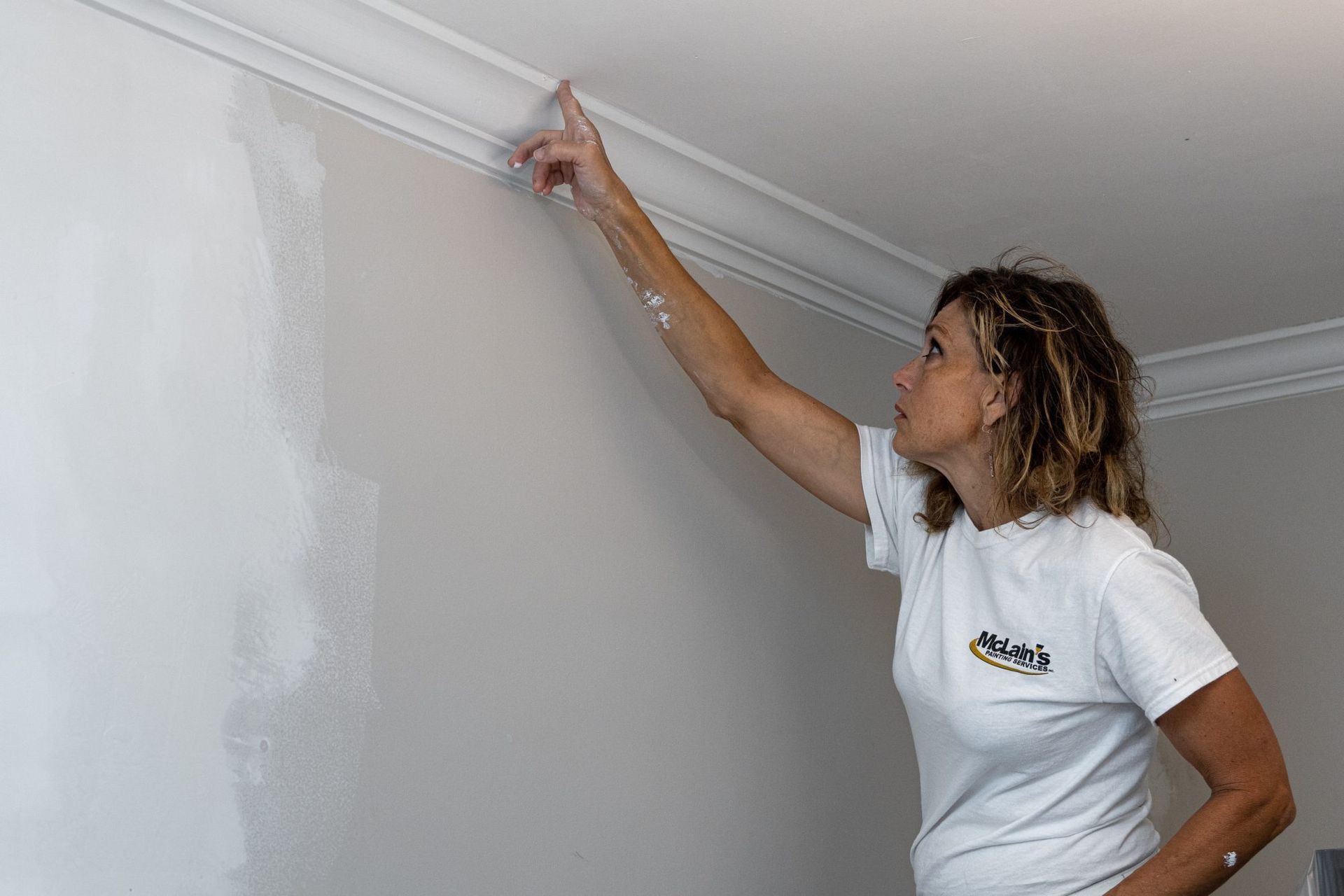 Mclains employee painting