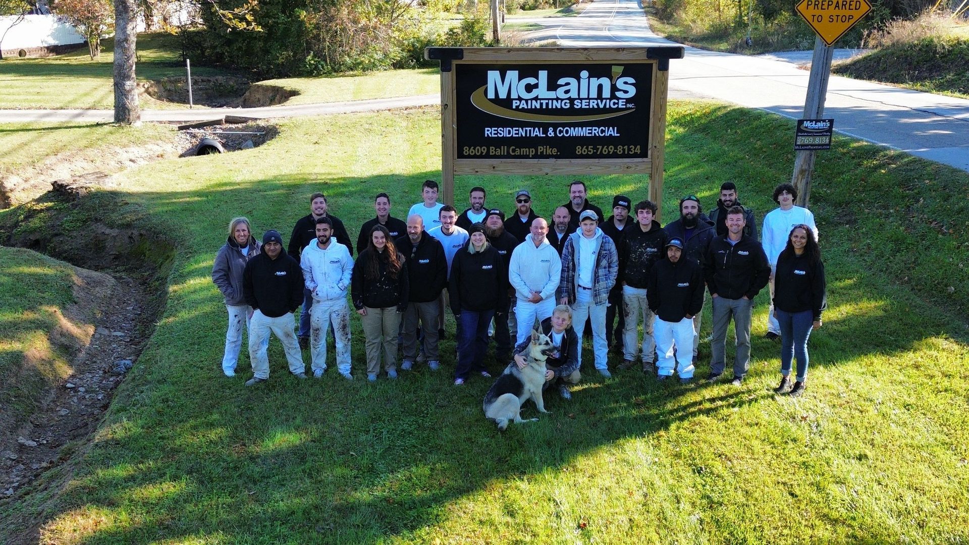 McLains Painting Service team photo