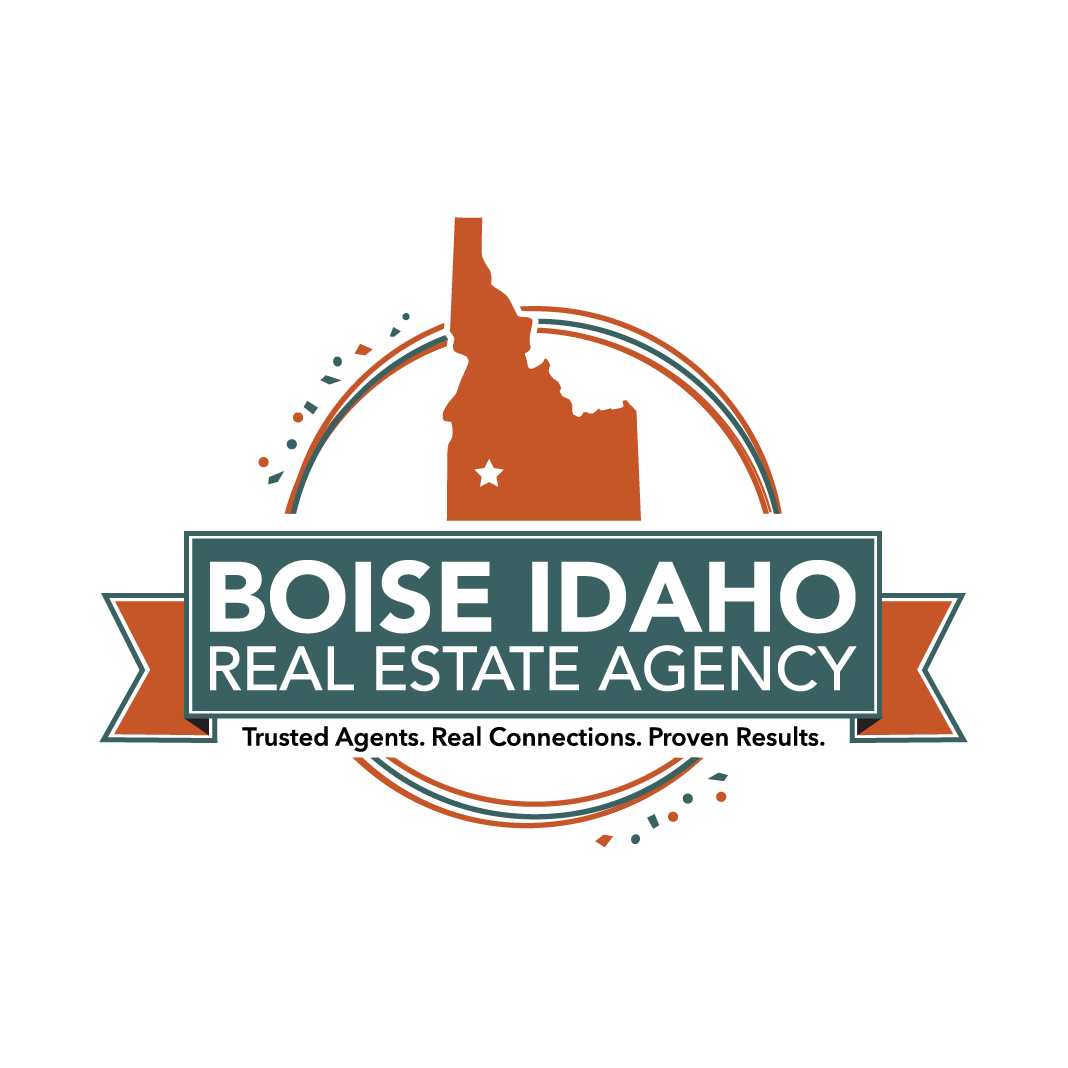 A logo for a real estate agency in boise idaho