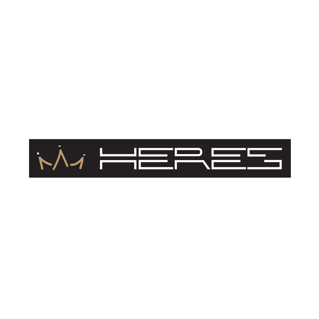 It is a logo for a company called heres.