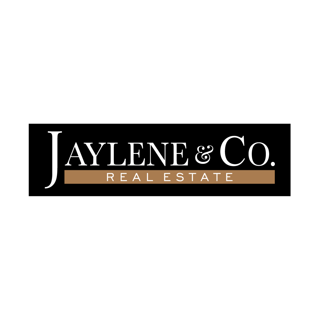 Jaylene & co. real estate logo on a white background