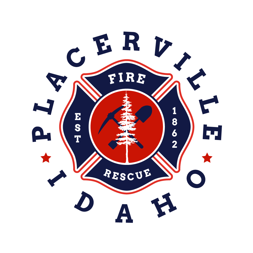 A logo for i placeville fire rescue idaho