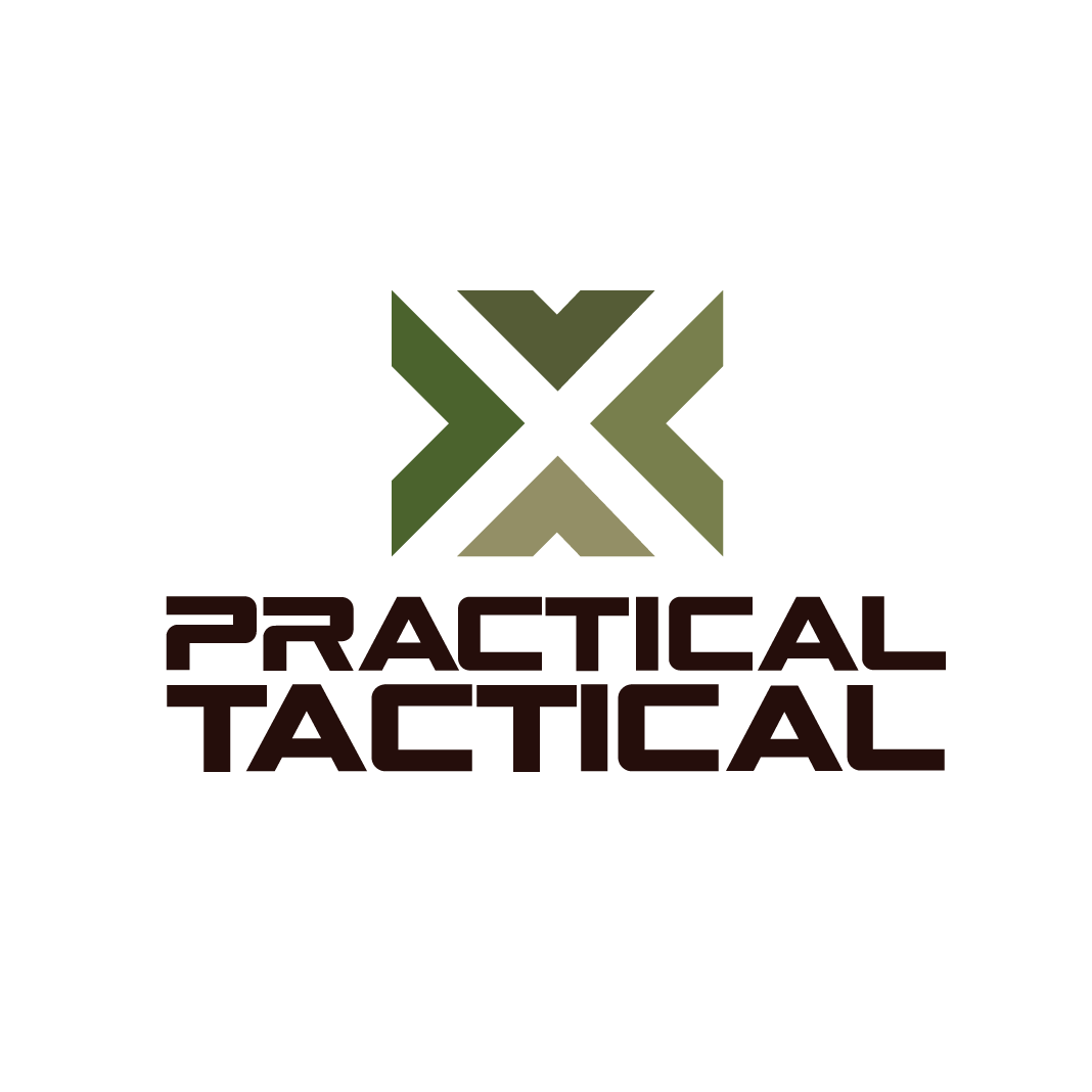 Practical tactical logo on a white background