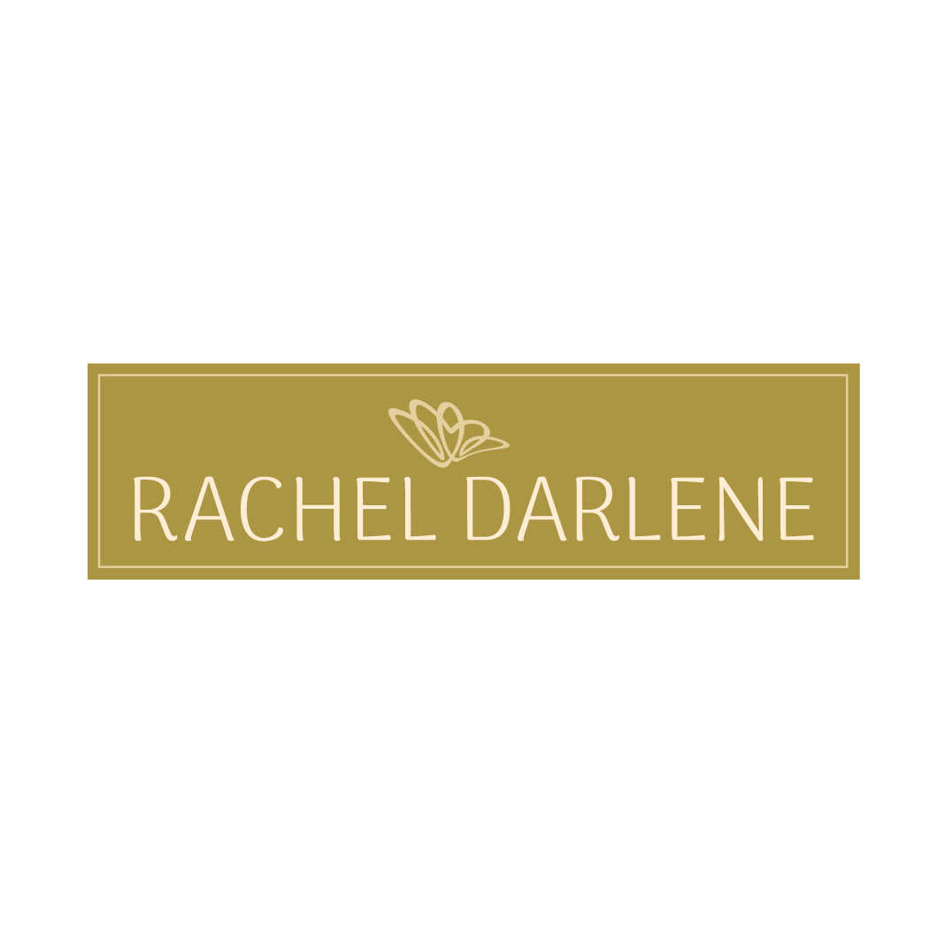 It is a logo for a company called rachel darlene.
