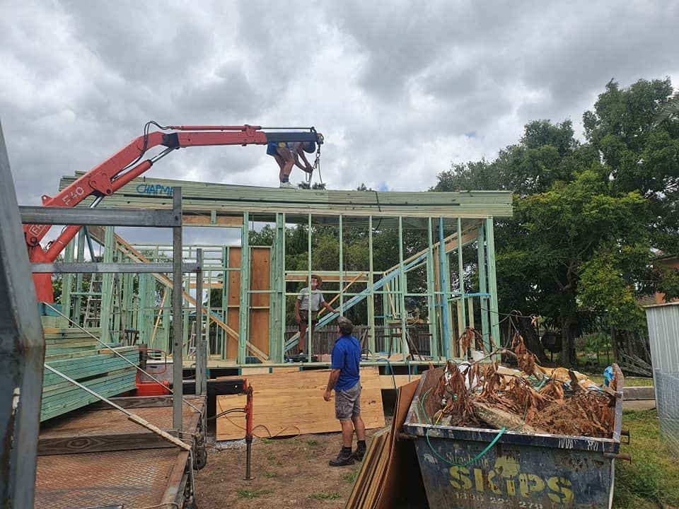 House frame construction House frame construction