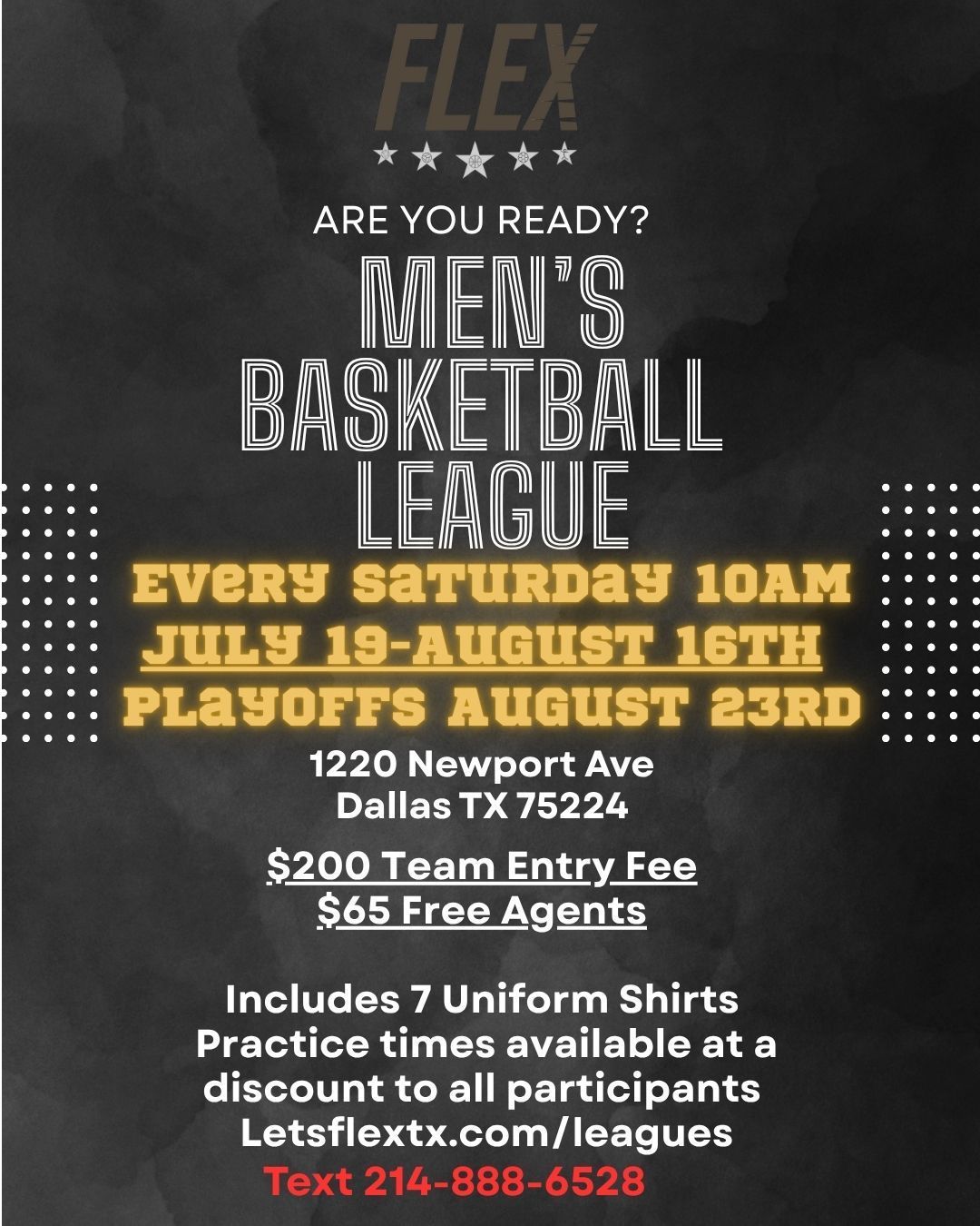 FlexFall Men's Basketball League