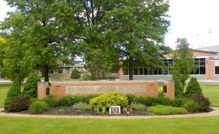Oneida City School District Brick Garden