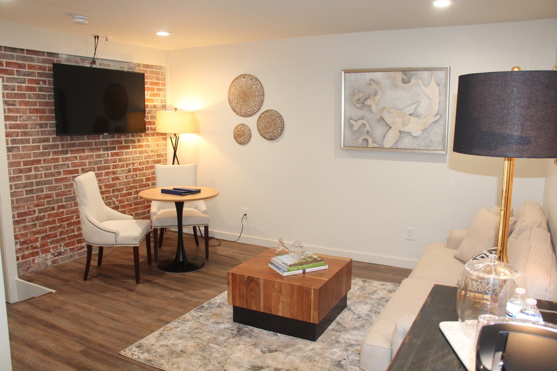 Front room of The Big Catch suite