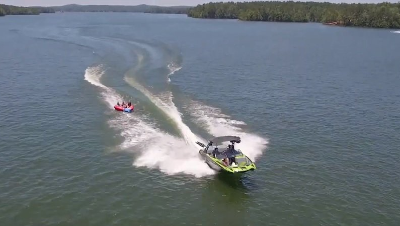 Lake Wedowee boating tubing
