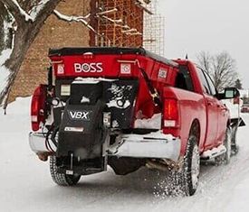 Boxes and snow plows — Towing Services in Alma, MI Boxes and snow plows — Towing Services in Alma, MI