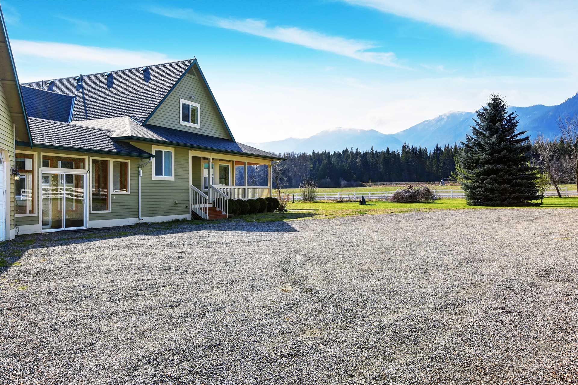 Garvel driveway installation