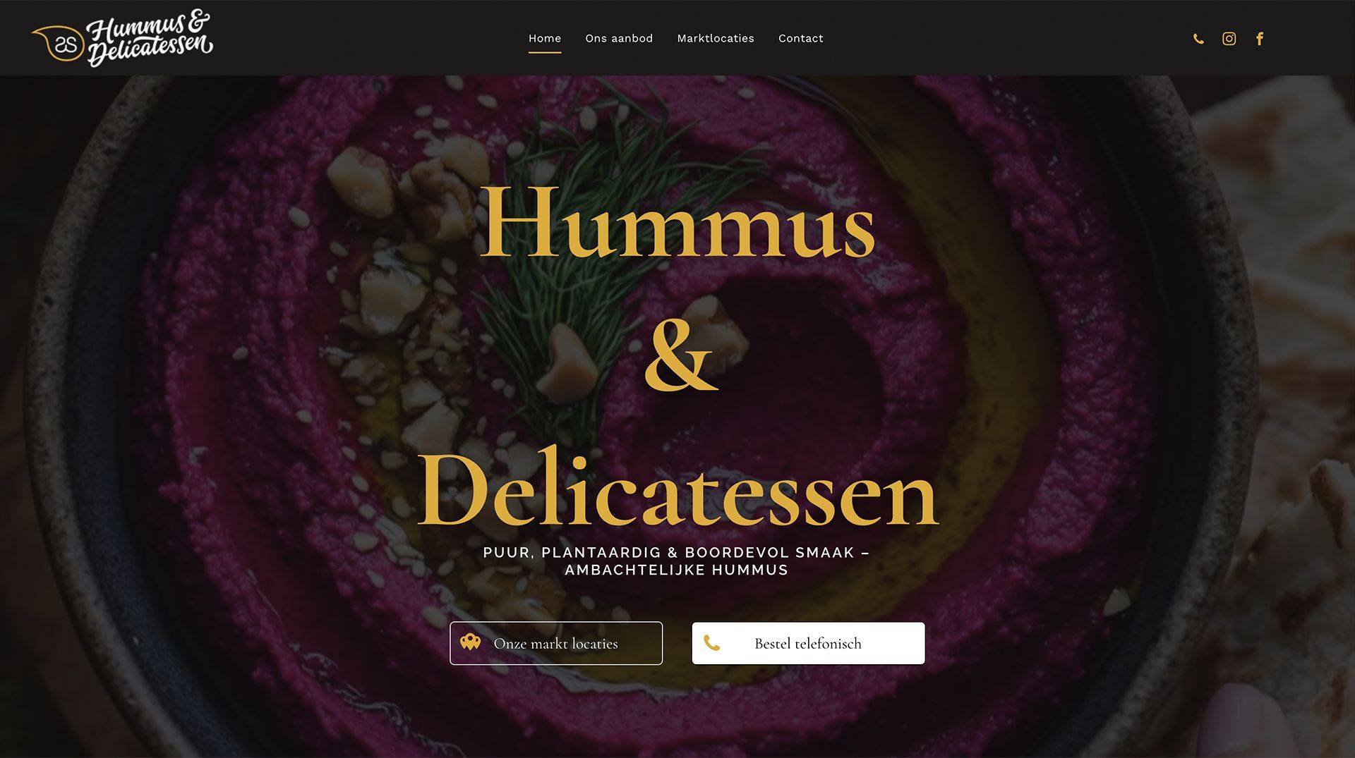 Website ontwerp voor AS-Deli– klant van GO 4IT-Studio.