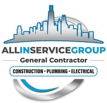 A logo for allinservicegroup real pros real advice real value