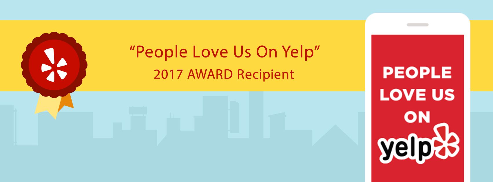 People Love Us on Yelp award — All In Service Group Chicago