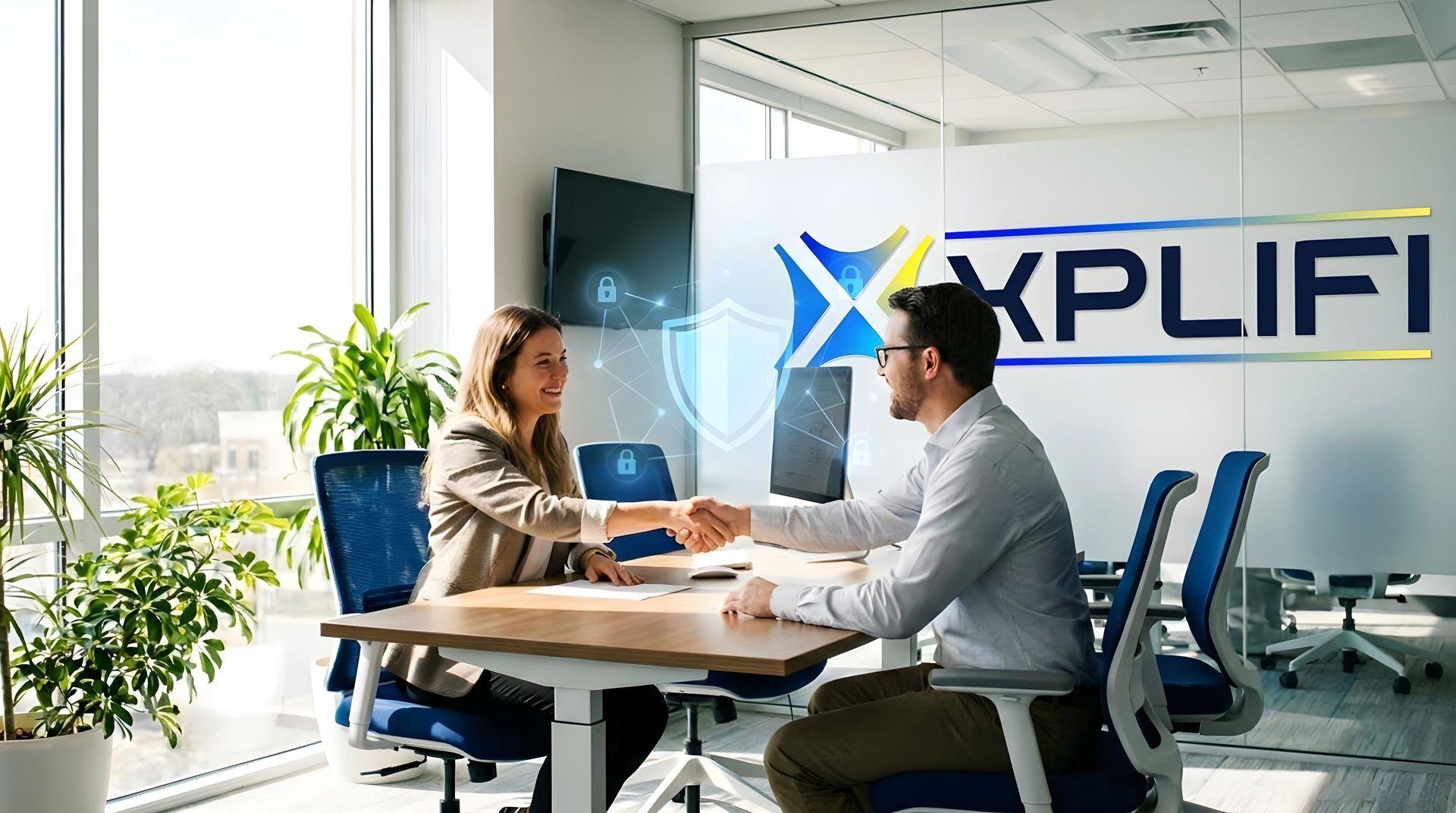 Discussion in a corporate boardroom between men and women with laptops